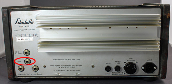 Echolette SE 200 A Powermixer Volltransistor Echo 1970's Vintage